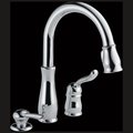 Delta Leland Single Handle Pull-Down Kitchen Faucet with Soap Dispenser 978-SD-DST